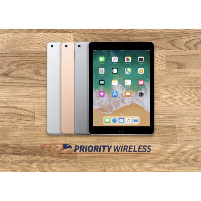 Apple iPad 6th Generation A1954 A1893 32/128GB WiFi/Unlocked Tablet Great main product photo