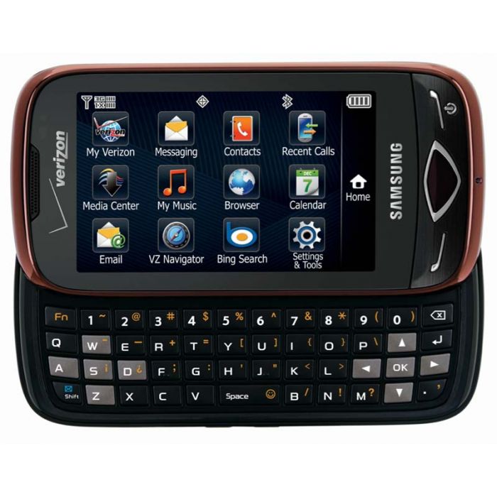 Samsung Reality SCH-U820 CDMA Verizon Smartphone main product photo