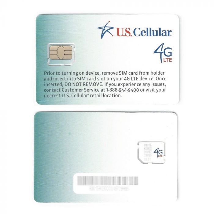 US Cellular LTE 4G Triple Format Sim Card main product photo