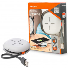 Ventev Wireless Charge Wrap Mini Portable Wireless Charger
