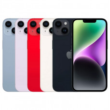 Apple iPhone 14 5G; Blue, Purple, Red, White, and Black