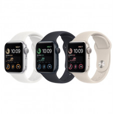 Apple Watch Series SE 2nd Gen; Silver, Space Gray, Starlight