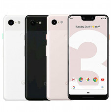 Google Pixel 3; White, Black, and Pink