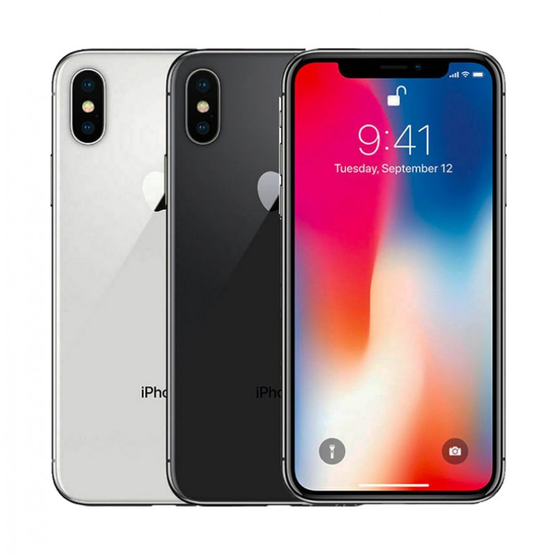 Apple iPhone X A1901 Gray and Silver
