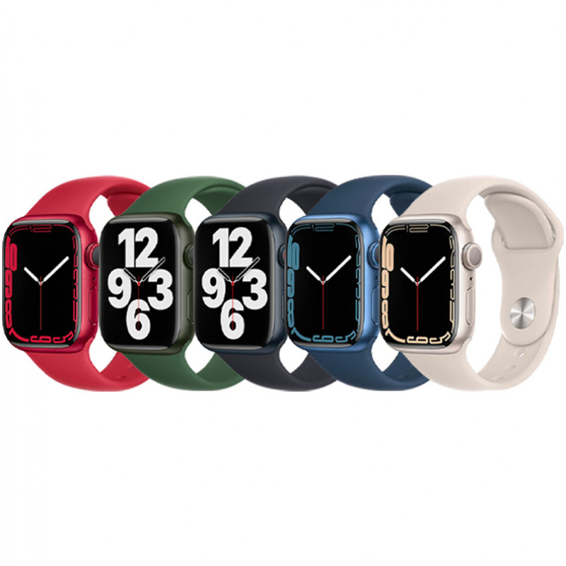 Apple Watch SEries 7; Red, Green, Blue, White