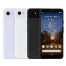 Google Pixel 3a XL; Purple, White, and Black