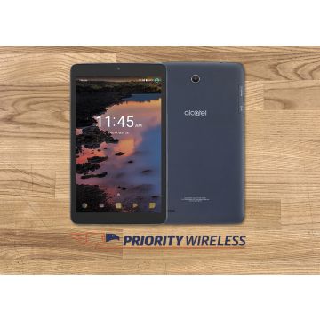 Alcatel A30 90240 16GB 8inch WIFI + LTE Unlocked Tablet Good