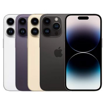Apple iPhone 14 Pro; Silver, Purple, Gold, and Black