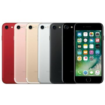 Apple iPhone 7; Red, Rose Gold, Gold, Silver, Jet Black, Black