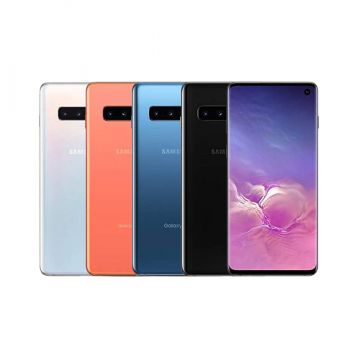 Samsung Galaxy S10; Pink, Blue, White, and Black
