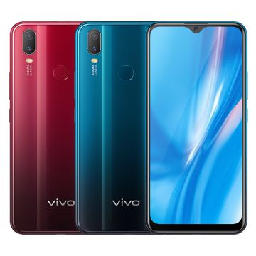 Vivo Y11; Red and Blue